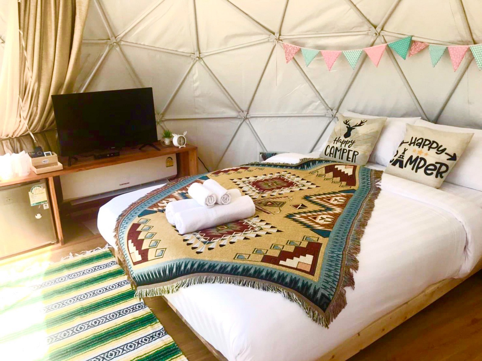 Yurt Tent Pool View