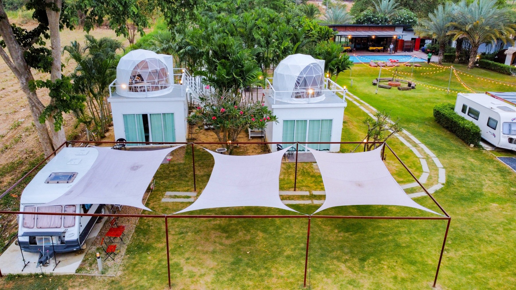 Riverfront Villa with Upper Deck Dome
