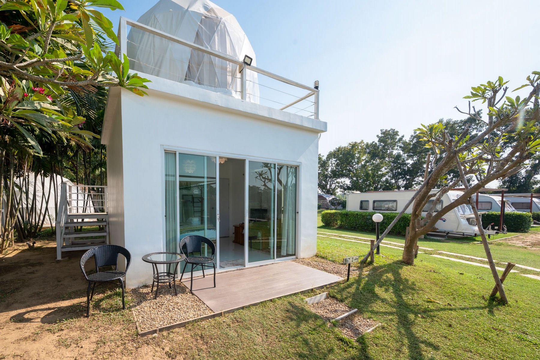 Riverfront Villa with Upper Deck Dome