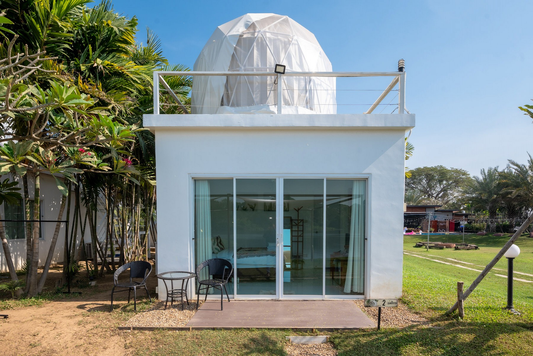 Riverfront Villa with Upper Deck Dome