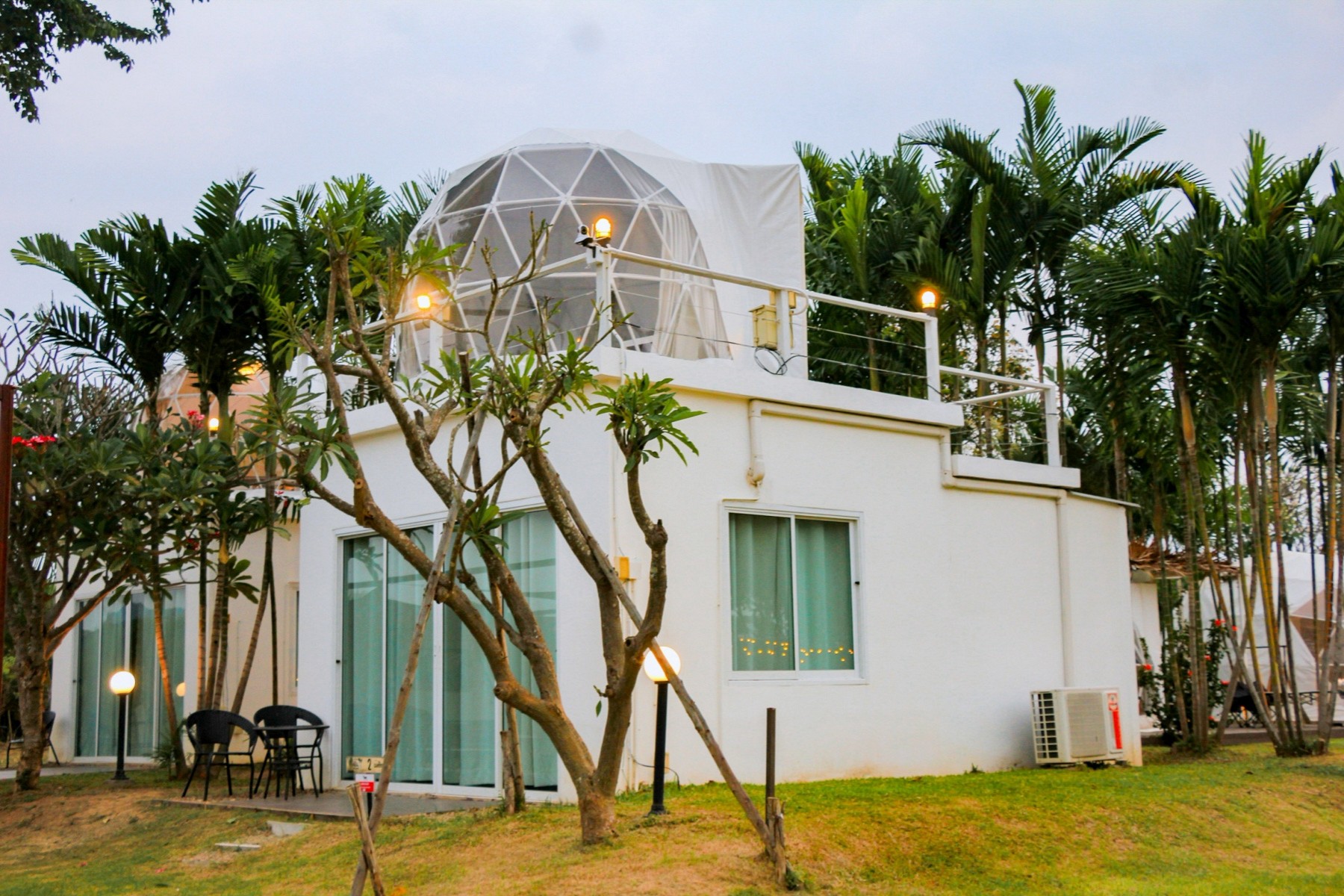 Riverfront Villa with Upper Deck Dome