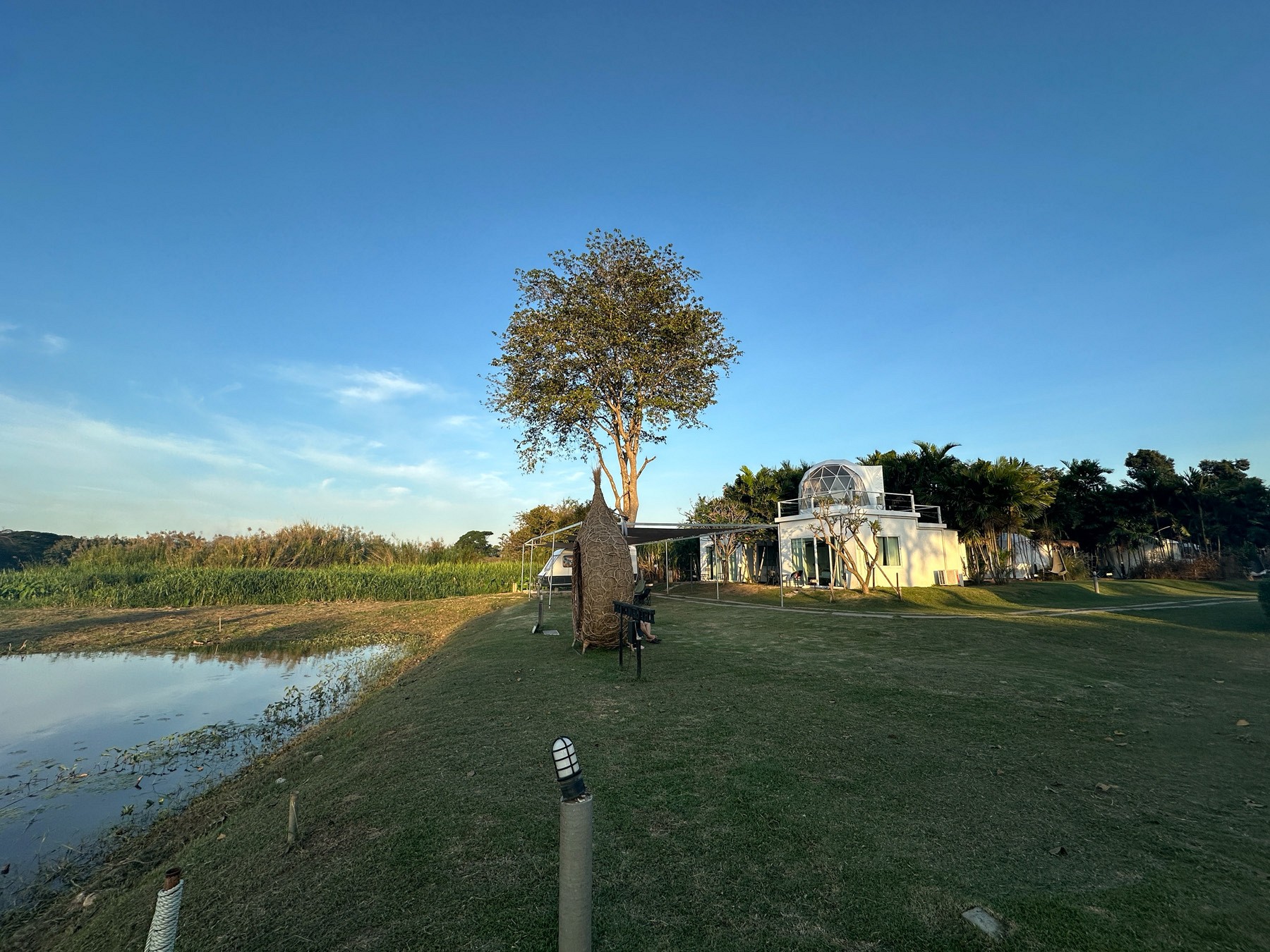 Riverfront Villa with Upper Deck Dome