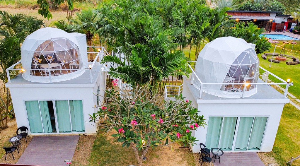 Riverfront Villa with Upper Deck Dome