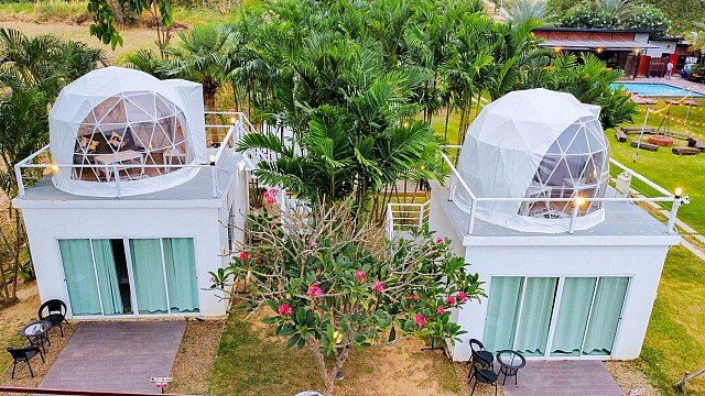 Riverfront Villa with Upper Deck Dome