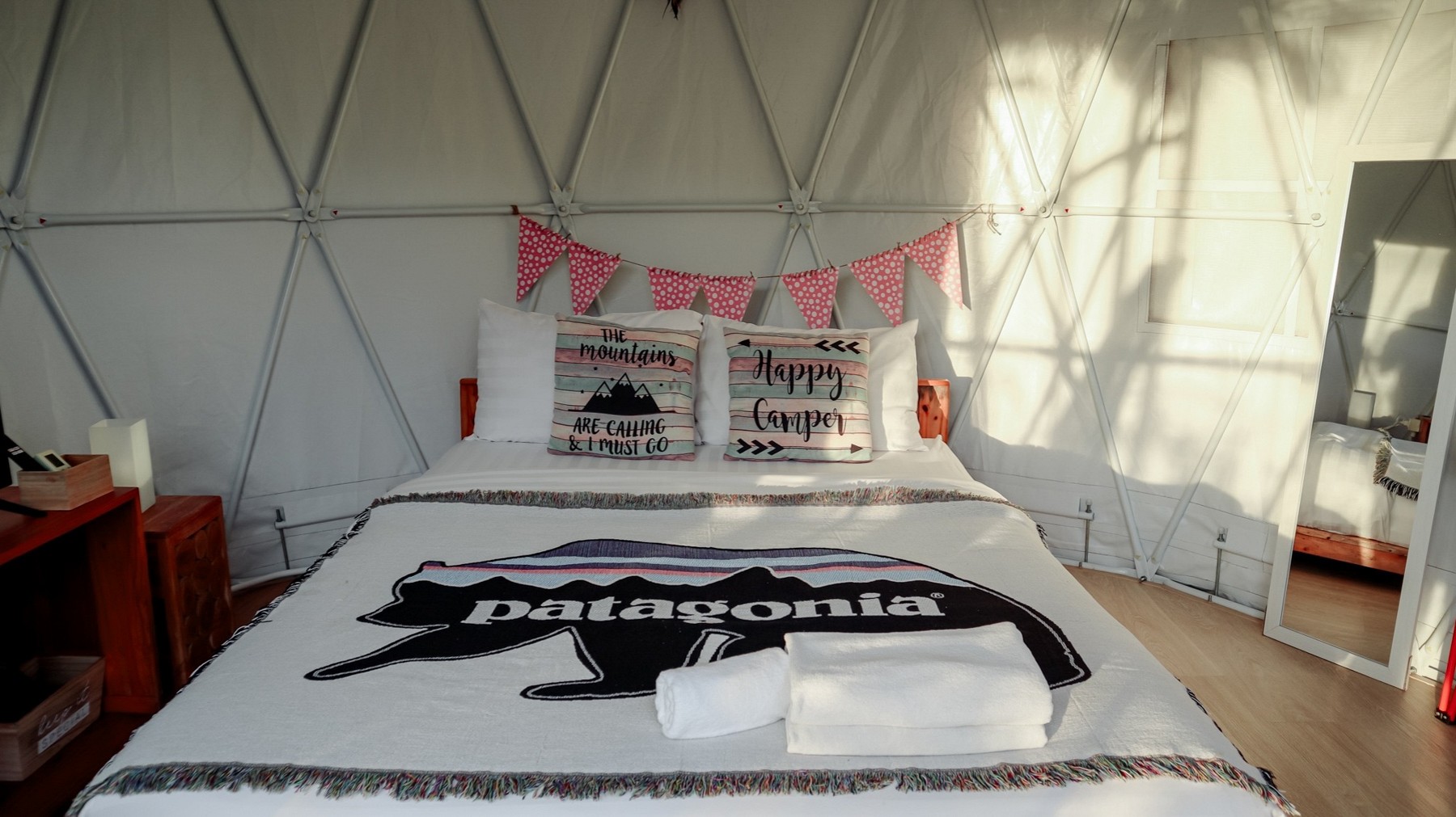 Yurt Tent Pool View