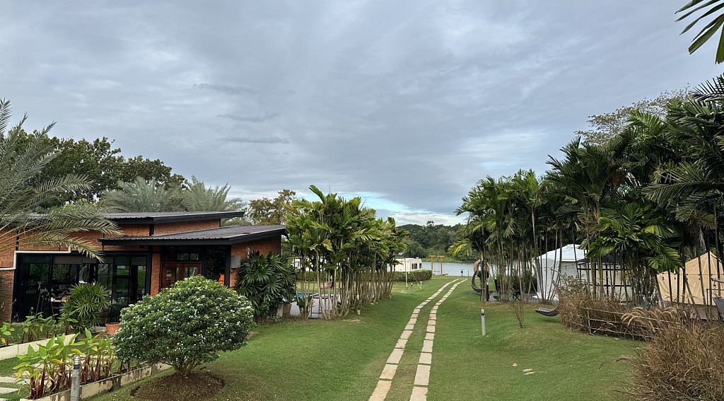 Yurt Tent Pool View