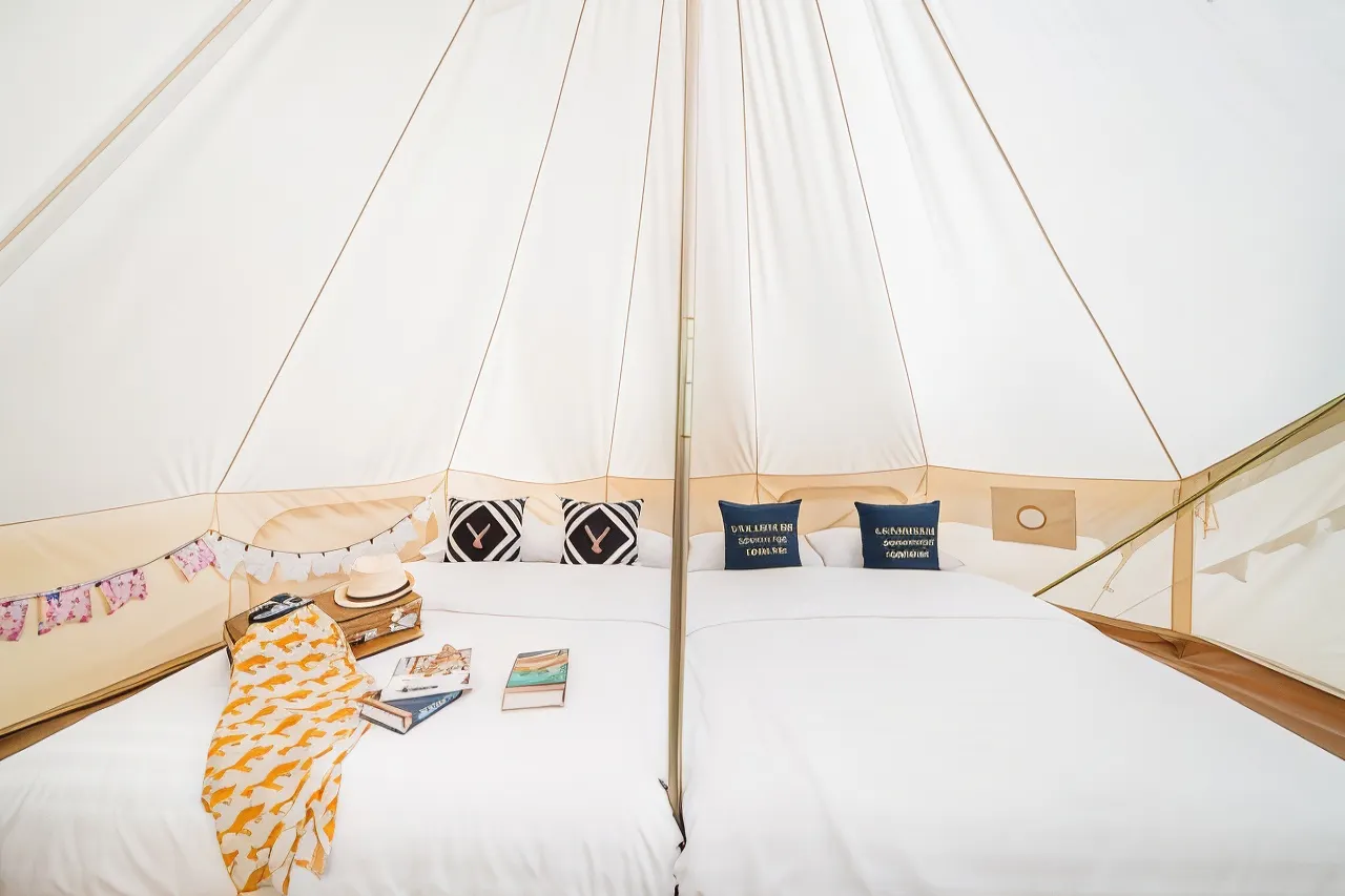 Family Bell Tent Garden View