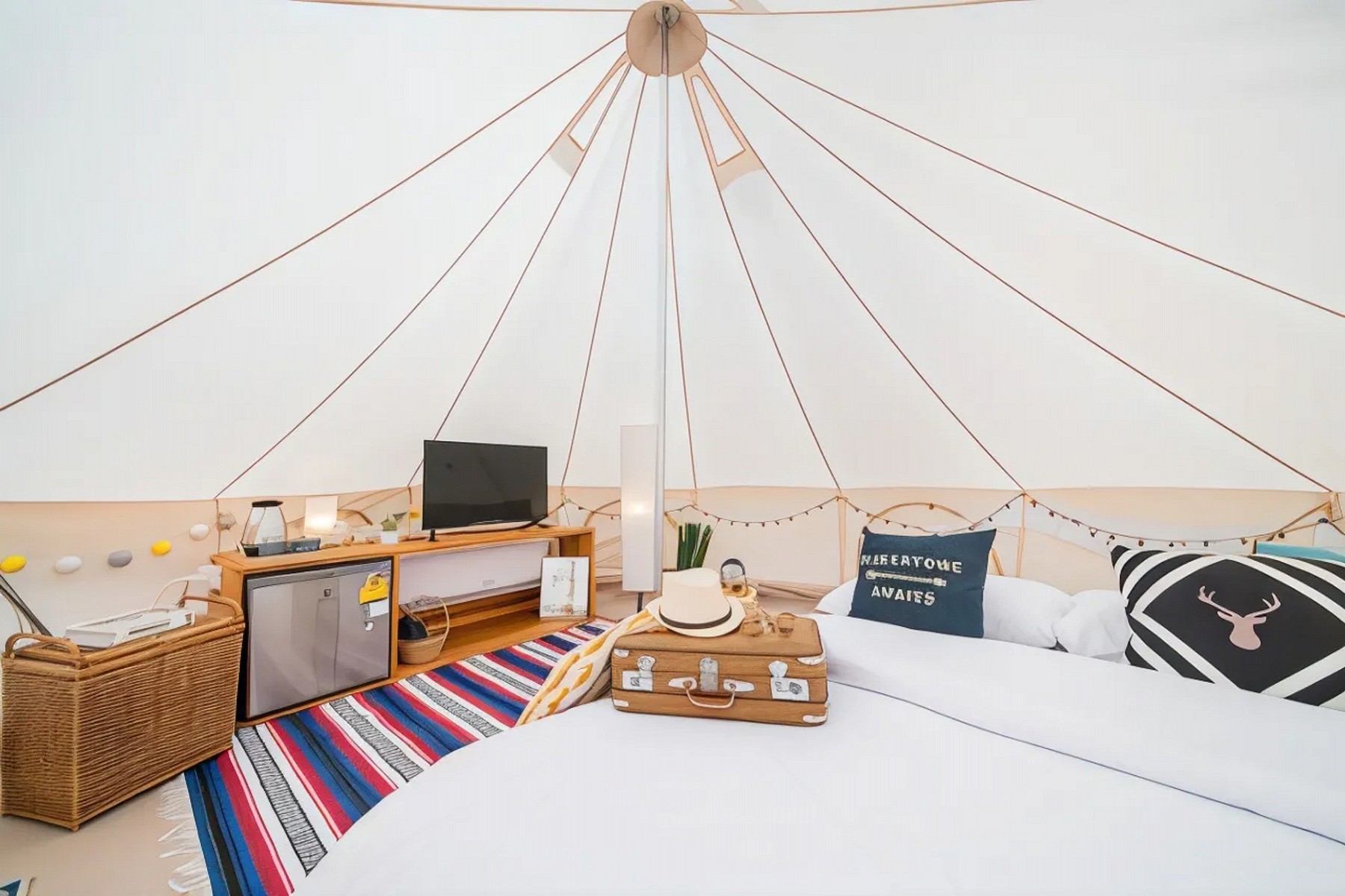 Bell Tent Pool View