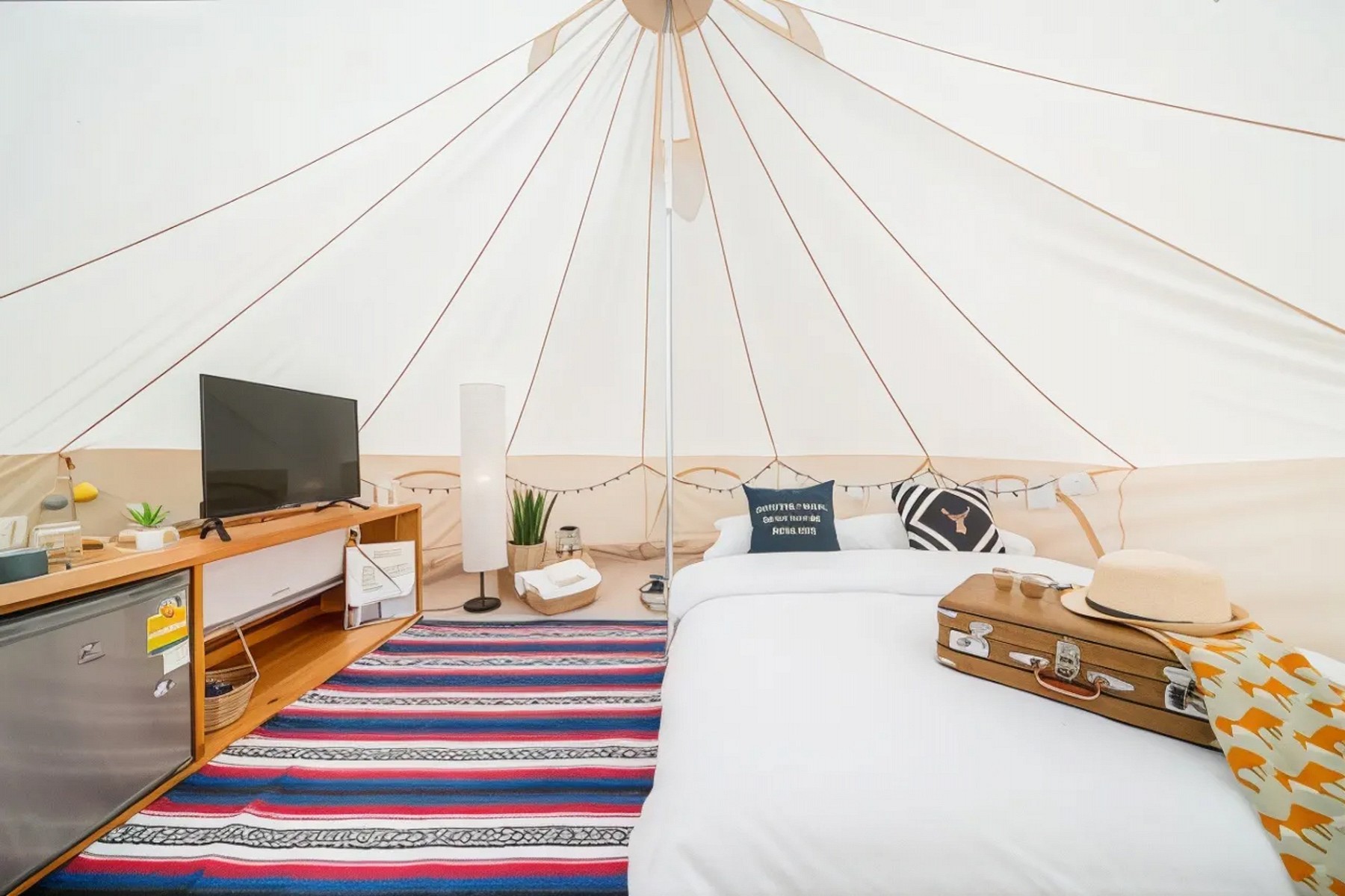 Bell Tent Pool View