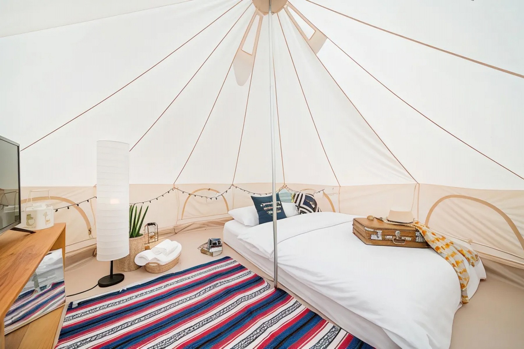 Bell Tent Pool View