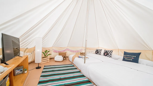 Family Bell Tent Garden View