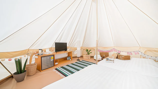 Family Bell Tent Garden View