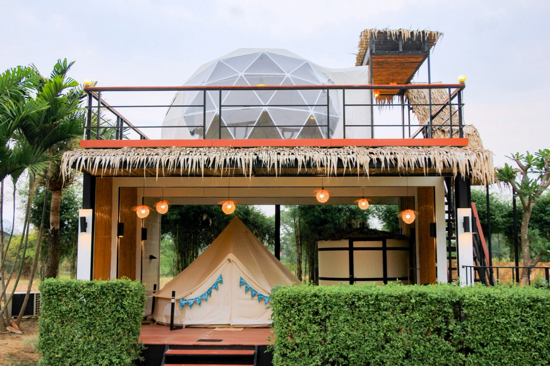 Two Storey Dome Pool Villa