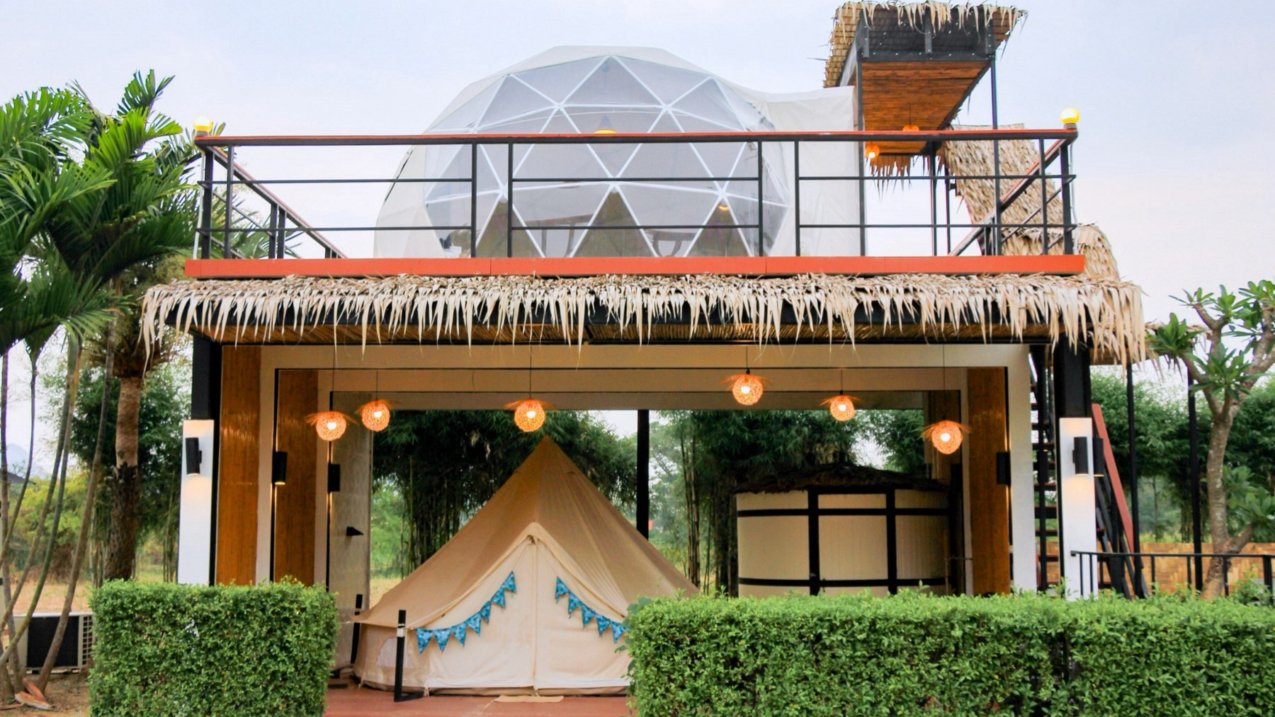 Two Storey Dome Pool Villa