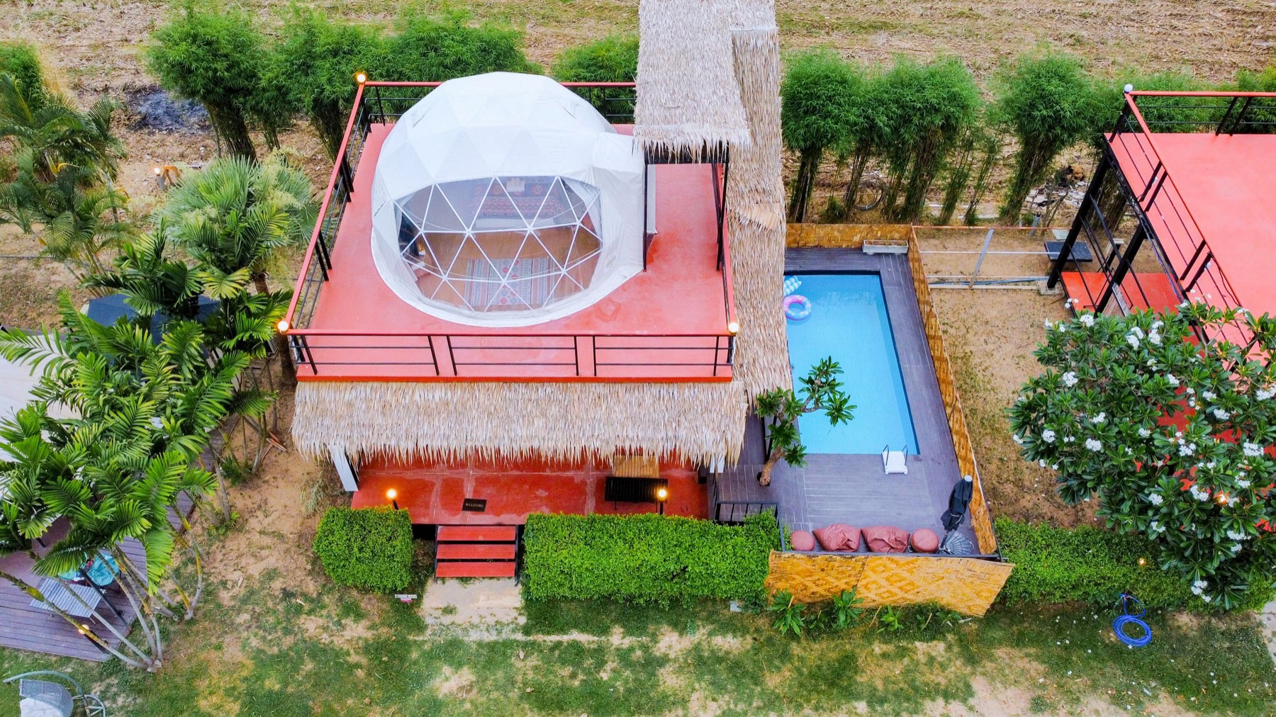 Two Storey Dome Pool Villa