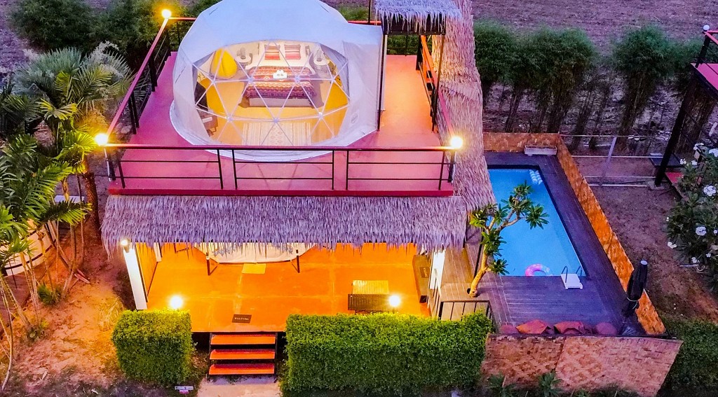Storey Dome Pool Villa