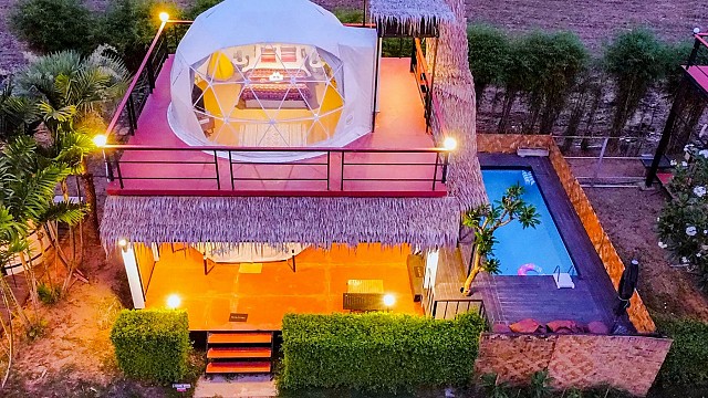 Storey Dome Pool Villa