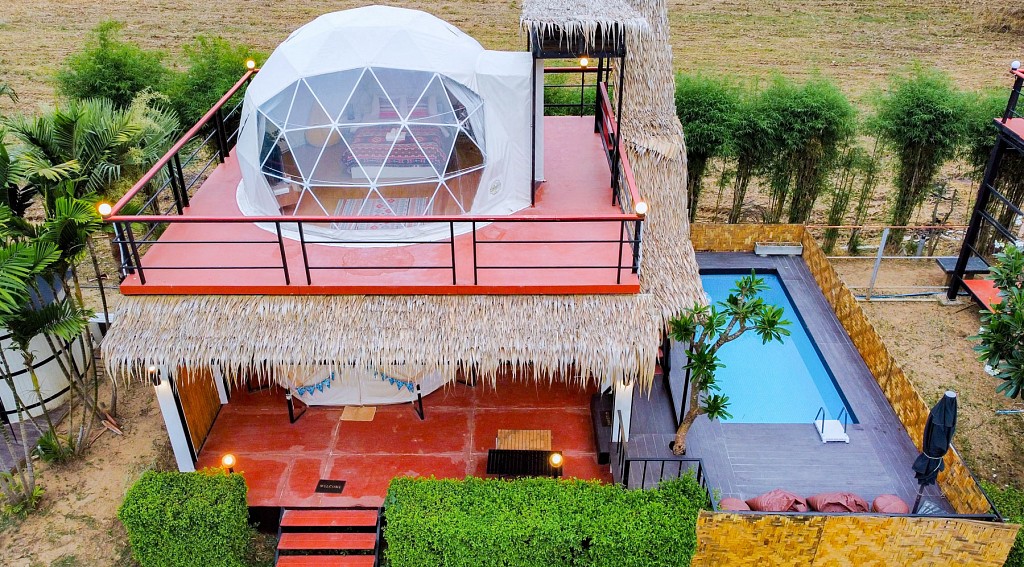 Storey Dome Pool Villa